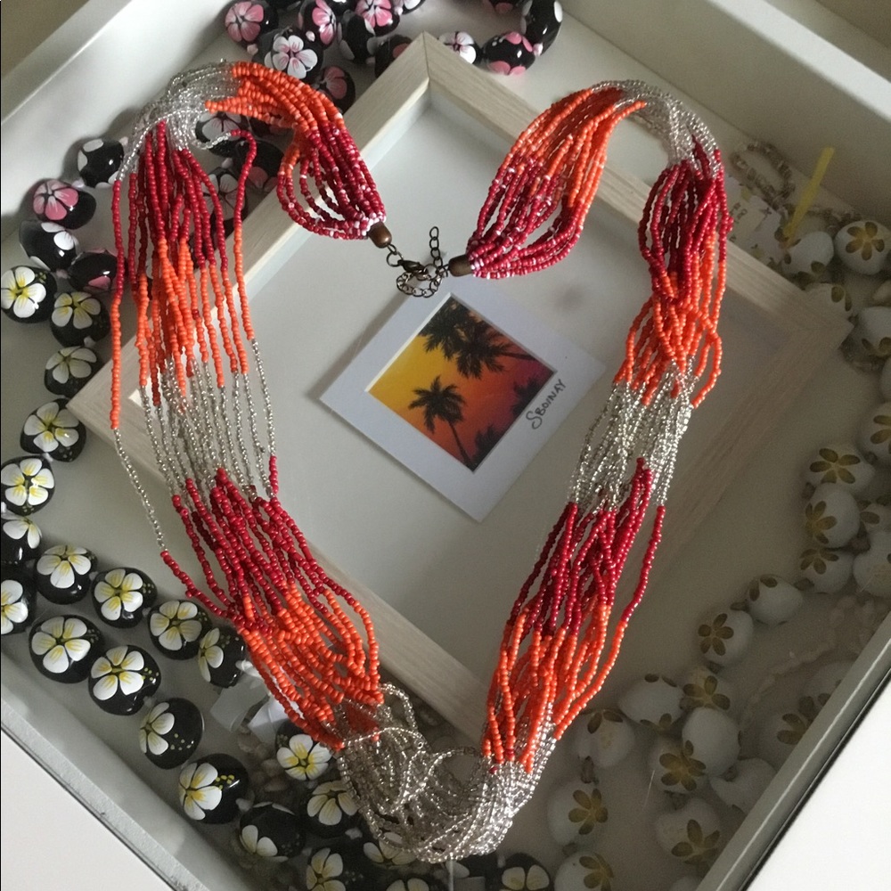 Anthropologie Seed Bead necklace